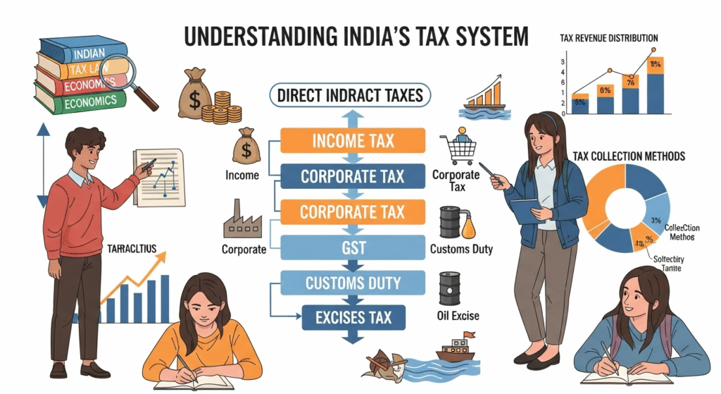 भारत में कर प्रणाली: छात्रों के लिए सरल शैक्षिक गाइड